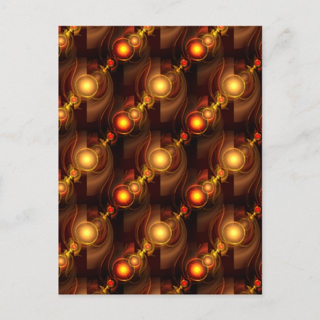 Gold Modern Boho Elegant Abstract Art Pattern #501 Postkarte (Vorderseite)