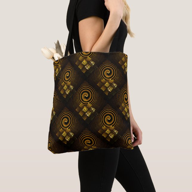 Gold Modern Boho Elegant Abstract Art Pattern #502 (Von Nahem)