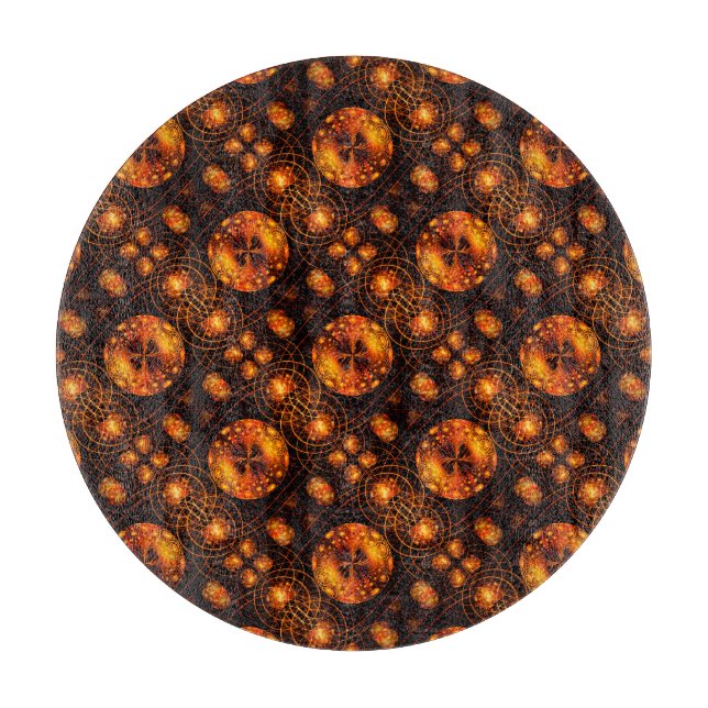 Gold Modern Boho Elegant Abstract Art Pattern #507 Schneidebrett (Vorderseite)