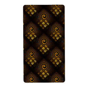 Gold Modern Boho Elegantes Abstrakte Kunstmuster #