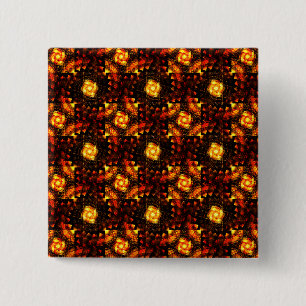 Gold Modern Boho Elegantes Abstrakte Kunstmuster # Button