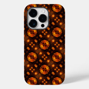 Gold Modern Boho Elegantes Abstrakte Kunstmuster # Case-Mate iPhone 14 Pro Hülle