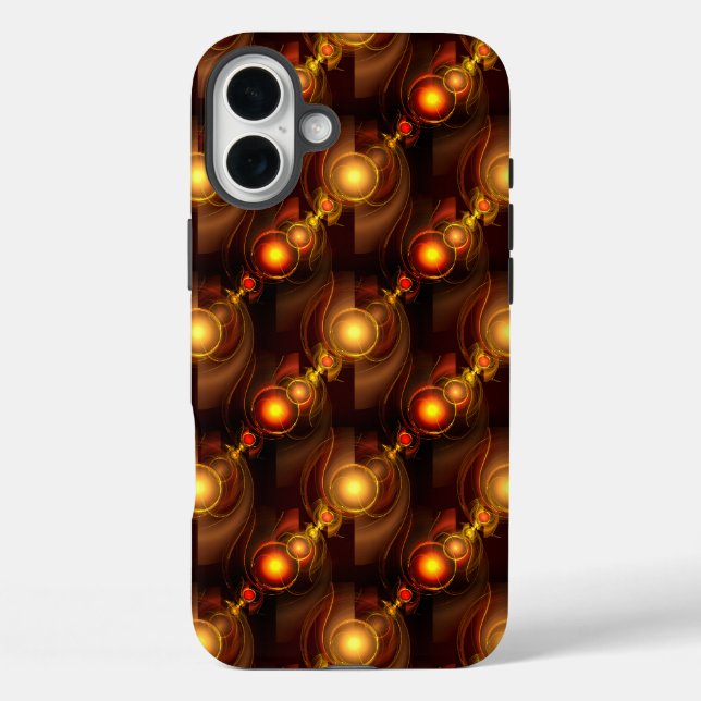 Gold Modern Boho Elegantes Abstrakte Kunstmuster # Case-Mate iPhone Hülle (Rückseite)
