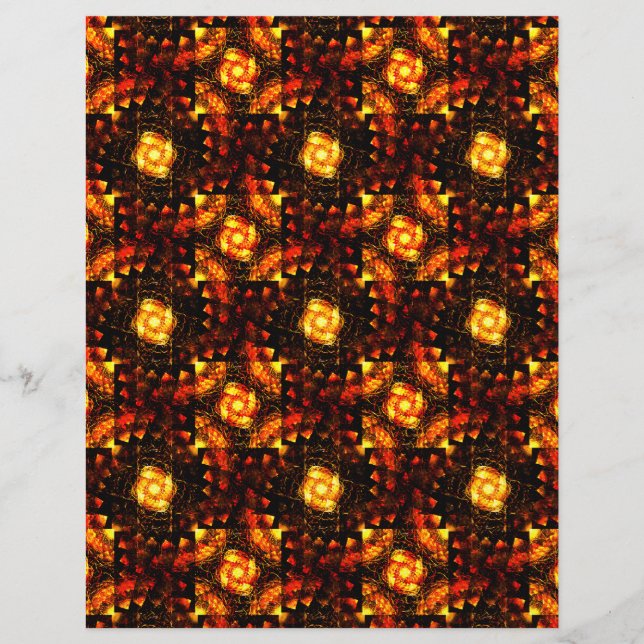 Gold Modern Boho Elegantes Abstrakte Kunstmuster # Flyer (Vorne)