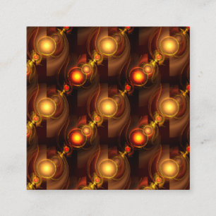 Gold Modern Boho Elegantes abstraktes Kunstmuster Begleitkarte