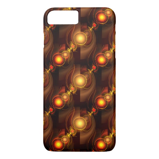 Gold Modern Boho Elegantes abstraktes Kunstmuster  Case-Mate iPhone Hülle (Rückseite)