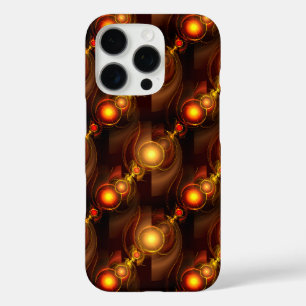 Gold Modern Boho Elegantes abstraktes Kunstmuster iPhone 16 Pro Hülle