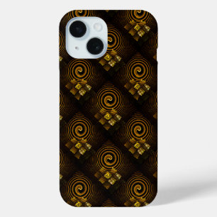 Gold Modern Boho Elegantes abstraktes Kunstmuster Case-Mate iPhone Hülle