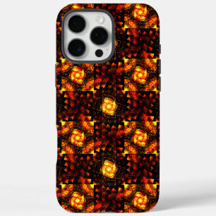 Gold Modern Boho Elegantes abstraktes Kunstmuster iPhone 16 Pro Max Hülle