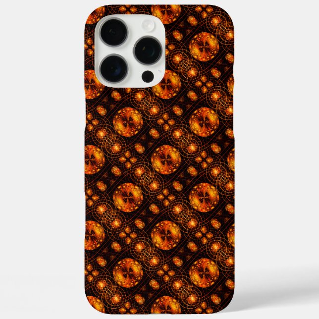 Gold Modern Boho Elegantes abstraktes Kunstmuster  Case-Mate iPhone Hülle (Rückseite)