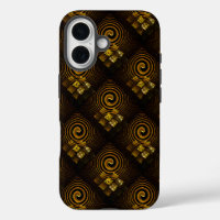 Gold Modern Boho Elegantes abstraktes Kunstmuster