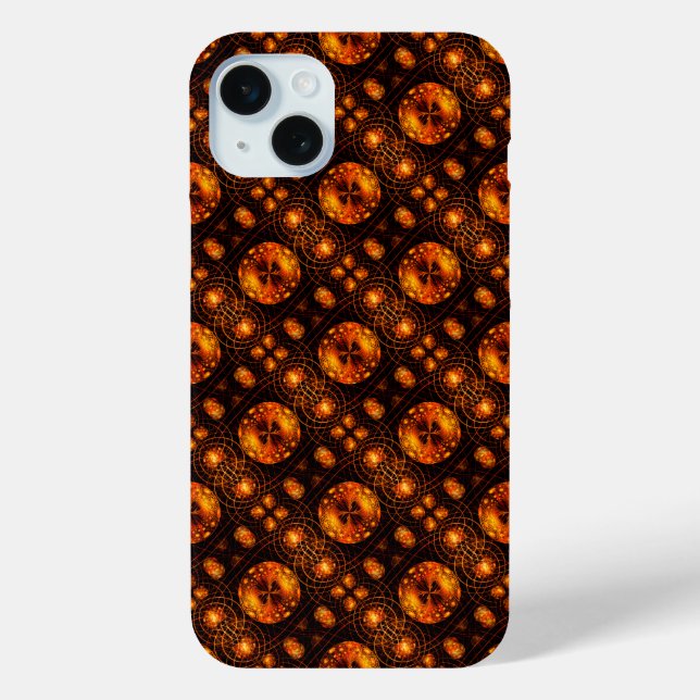 Gold Modern Boho Elegantes abstraktes Kunstmuster  Case-Mate iPhone Hülle (Rückseite)