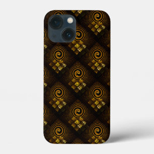 Gold Modern Boho Elegantes abstraktes Kunstmuster  Case-Mate iPhone Hülle