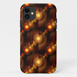 Gold Modern Boho Elegantes abstraktes Kunstmuster Case-Mate iPhone Hülle