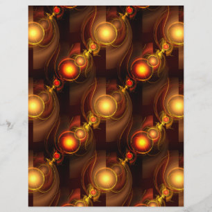 Gold Modern Boho Elegantes abstraktes Kunstmuster Flyer
