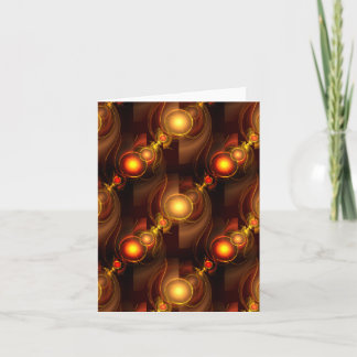 Gold Modern Boho Elegantes abstraktes Kunstmuster  Karte