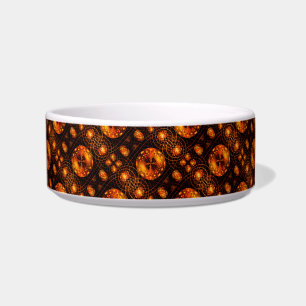 Gold Modern Boho Elegantes abstraktes Kunstmuster  Napf