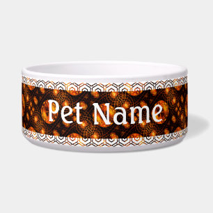 Gold Modern Boho Elegantes abstraktes Kunstmuster  Napf