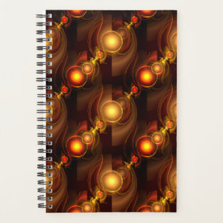 Gold Modern Boho Elegantes abstraktes Kunstmuster Planer