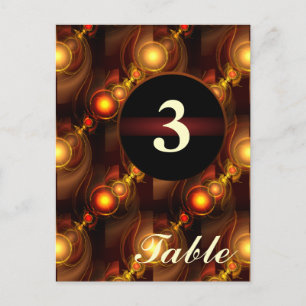 Gold Modern Boho Elegantes abstraktes Kunstmuster  Postkarte