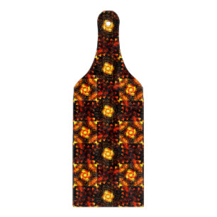 Gold Modern Boho Elegantes abstraktes Kunstmuster Schneidebrett