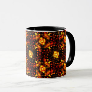 Gold Modern Boho Elegantes abstraktes Kunstmuster Tasse