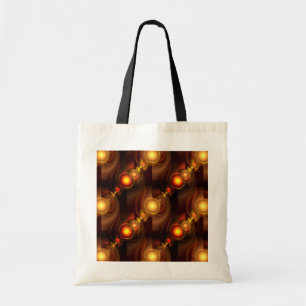 Gold Modern Boho Elegantes abstraktes Kunstmuster Tragetasche