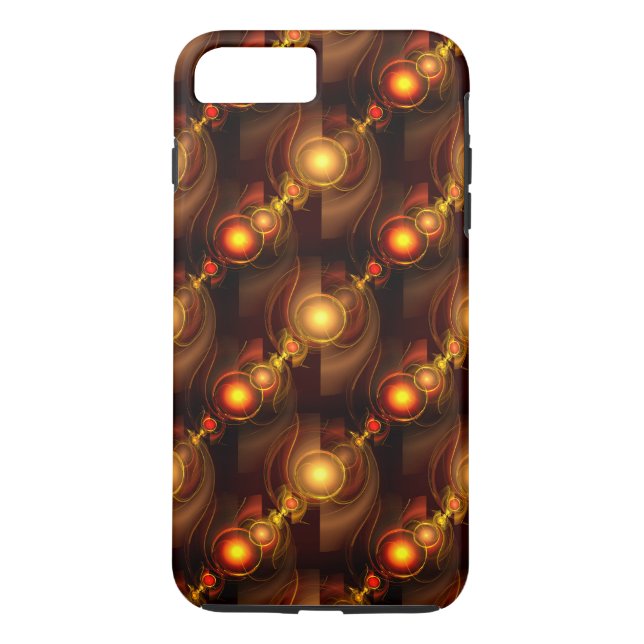 Gold Moderne Boho Elegante Abstrakte Kunst Muster  Case-Mate iPhone Hülle (Rückseite)