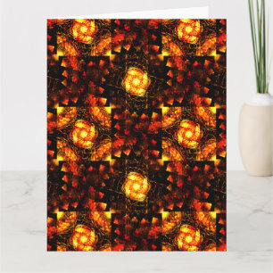 Gold Moderne Boho Elegante Abstrakte Kunst Muster Dankeskarte