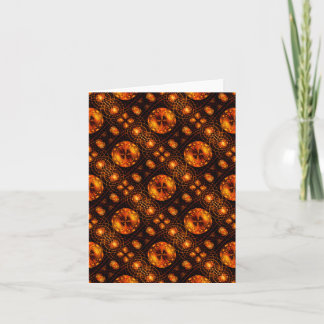 Gold Moderne Boho Elegante Abstrakte Kunst Muster  Karte