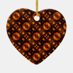 Gold Moderne Boho Elegante Abstrakte Kunst Muster Keramik Ornament
