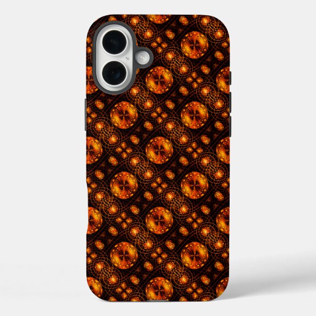 Gold Modernes Boho Elegantes Abstrakte Kunstmuster Case-Mate iPhone Hülle (Rückseite)