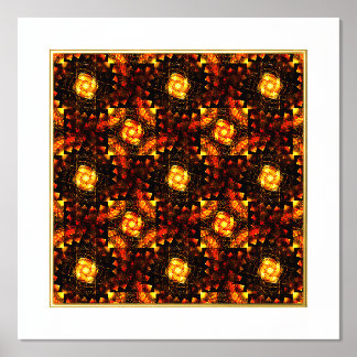 Gold Modernes Boho Elegantes Abstrakte Kunstmuster Foliendrucke