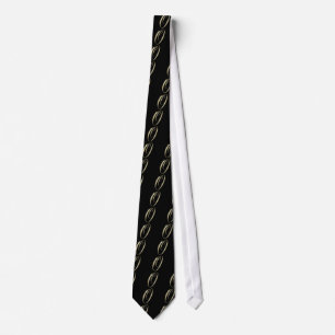 Gold-Monogramm-O-Initialen Krawatte