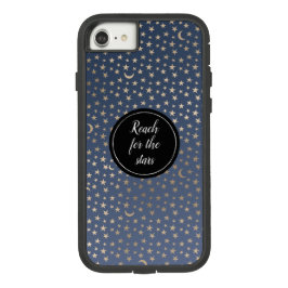 Gold Moon and Stars Night Sky Case-Mate iPhone Hülle
