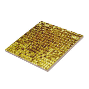 Gold Mosaic Tiles Elegant Moderner Luxus Fliese