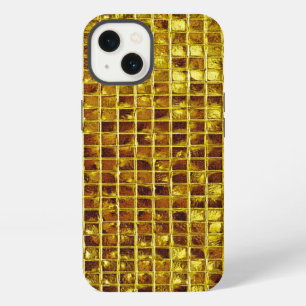 Gold Mosaic Tiles Elegant Moderner Luxus iPhone 13 Hülle