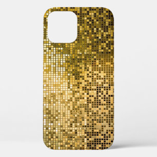 Gold Mosaik: Quadrat Fliesen Textur. Case-Mate iPhone Hülle