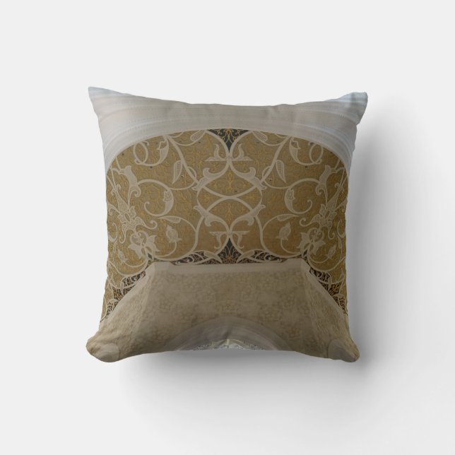 Gold Motif Throw Kissen (Vorderseite)