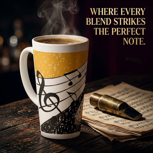 Gold-Musik Milchtasse (Von Creator hochgeladen)