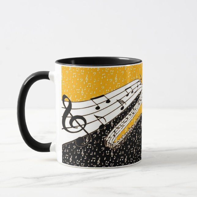 Gold-Musik Tasse (Links)