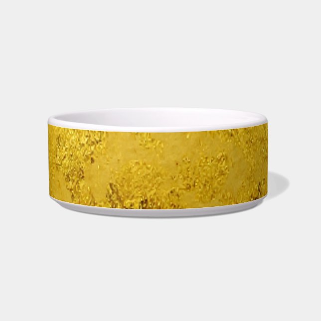 GOLD-Muster / Blattgold Napf (Rechts)