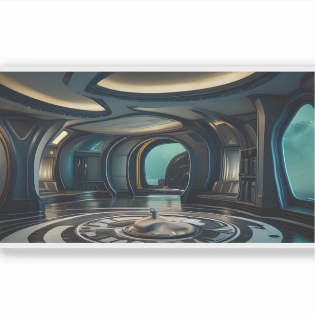 Gold Mutterschiff 5 Vinyl Aufkleber (Vorderseite)