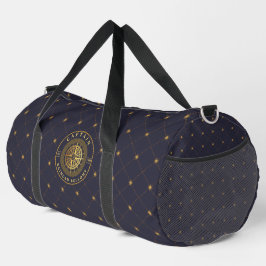 Gold Nautical Duffle Bag