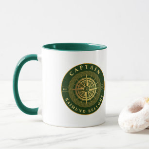 Gold Nautical Tasse