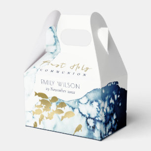 GOLD NAVY UNDERWASSERFISCHEREIGEMEINSCHAFT GESCHENKSCHACHTEL