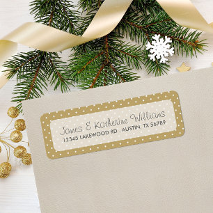 Gold Niedlich Polka Dots Moderne Hochzeit