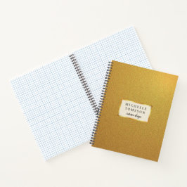 GOLD Notebook Notizbuch