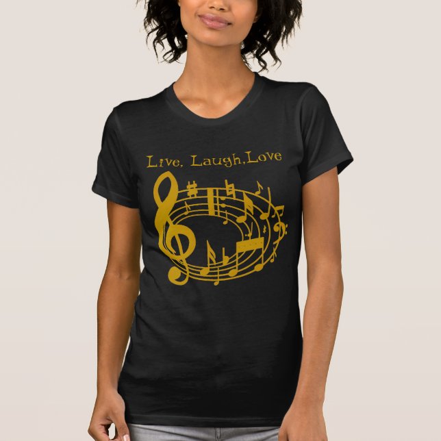 Gold Notes_ T-Shirt (Vorderseite)