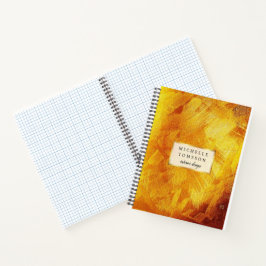 Gold Notizbuch